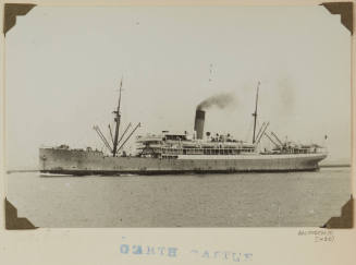 Photograph of  GARTH CASTLE depicting port side of passenger ship