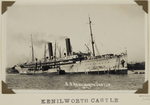 Photograph of  KENILWORTH CASTLE depicting starboard side of passenger ship