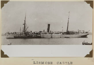 Photograph of  LISMORE CASTLE depicting port side of cargo ship