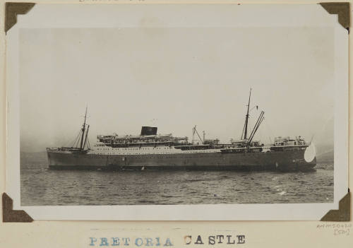 Photograph of PRETORIA CASTLE depicting port side of passenger ship ...