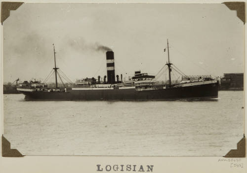 Photograph of  LOGICIAN depicting starboard side of cargo ship