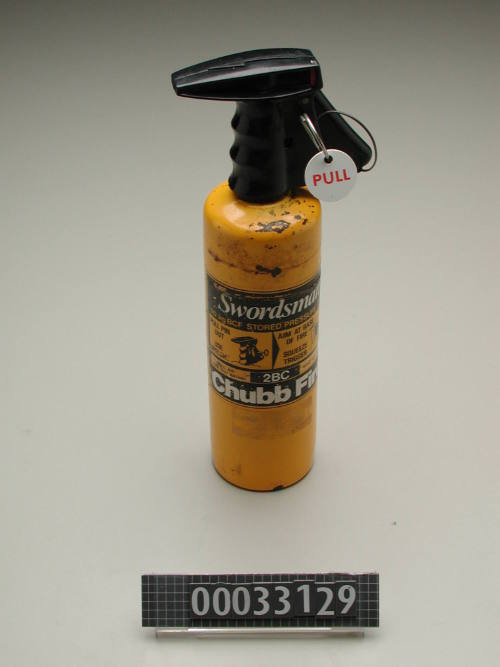 Fire extinguisher from BLACKMORES FIRST LADY