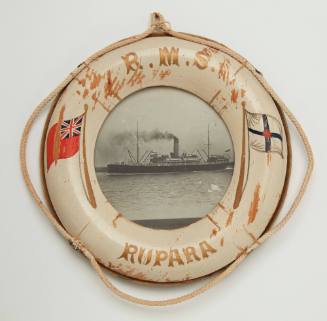 RMS RUPARA  - The Adelaide Steamship Company Limited - miniature lifebuoy