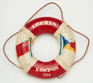 P&O IBERIA London 1964 miniature lifebuoy