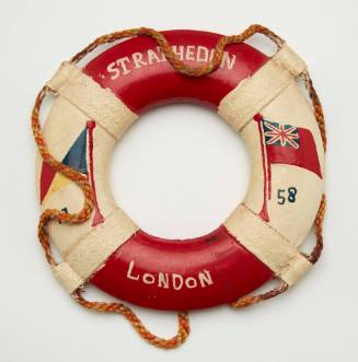 P&O STRATHEDEN miniature lifebuoy