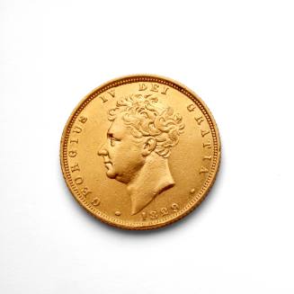 King George IV sovereign, 1829
