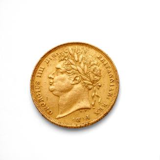 King George IV sovereign, 1821