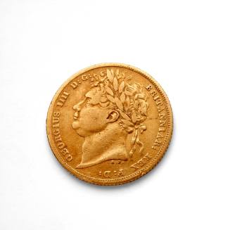 King George IV sovereign, 1822