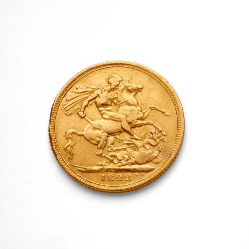 King George IV sovereign, 1822