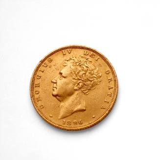 King George IV sovereign, 1826