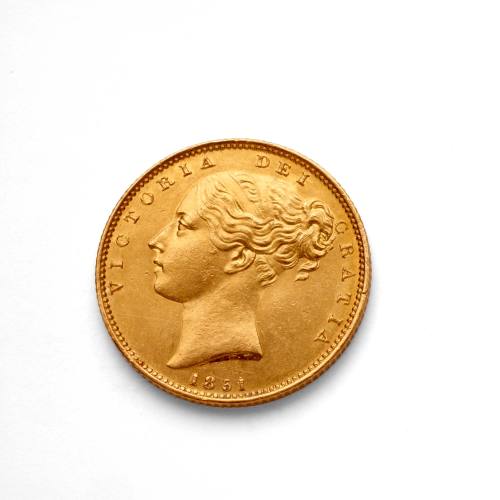 Queen Victoria sovereign, 1851