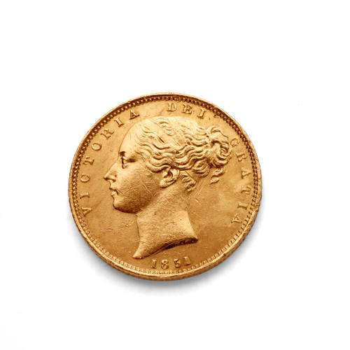 Queen Victoria sovereign, 1851