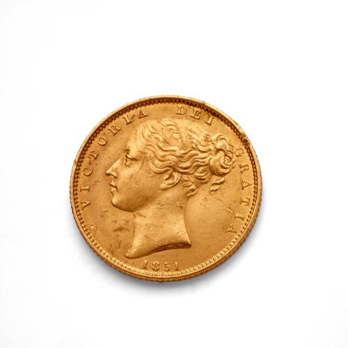 Queen Victoria sovereign, 1851