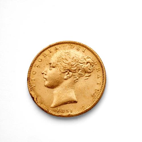 Queen Victoria sovereign, 1851