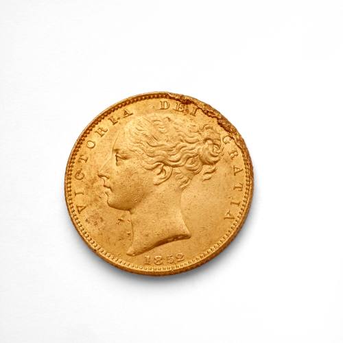 Queen Victoria sovereign, 1852