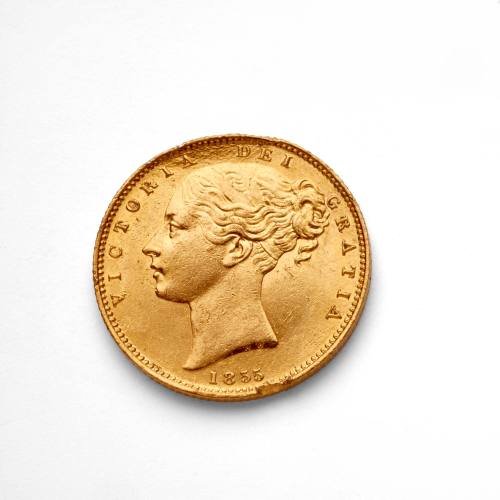 Queen Victoria sovereign, 1855