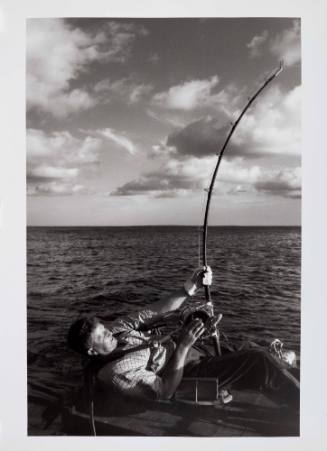 Alfred Dean fishing for Great White Shark