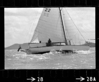 PALERMO under sail off Gladstone, Queensland