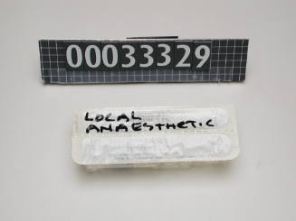 Astra local anesthetic stored in medical kit on board BLACKMORES FIRST LADY