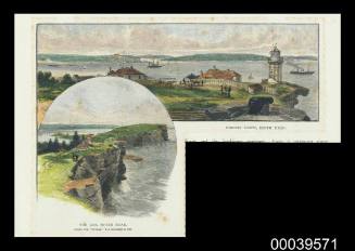 Hornby light, South Head: The Gap, South Head where the DUNBAR wrecked in 1857