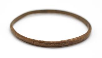 Metal ring recovered from the wreck of the DUNBAR