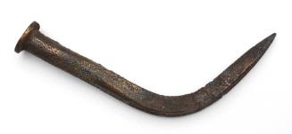 Nail recovered from the wreck of the DUNBAR