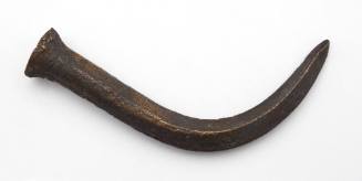 Nail recovered from the wreck of the DUNBAR