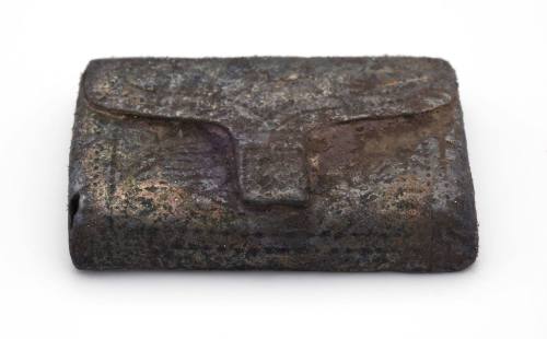 Snuffbox lid recovered from the wreck of the DUNBAR