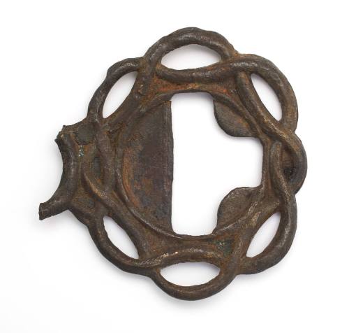 Buckle recovered from the wreck of the DUNBAR