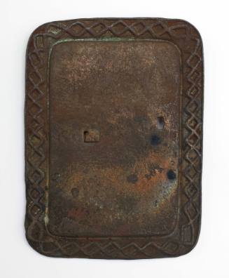 Buckle recovered from the wreck of the DUNBAR