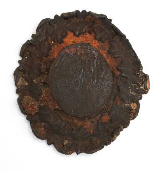 Buckle recovered from the wreck of the DUNBAR