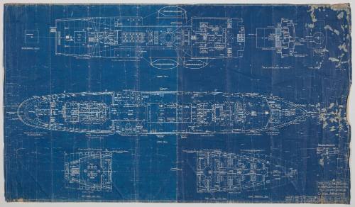 The Maritime Services Board of NSW Pilot Steamer CAPTAIN COOK. General Arrangement. Ship 46