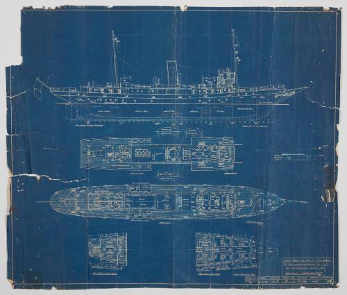 The Maritime Services Board of NSW new Pilot Steamer CAPTAIN COOK. General Arrangement. Ship No 46