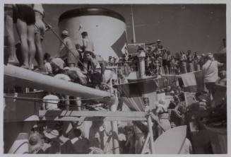 Crossing the line ceremony on SKAUBRYN