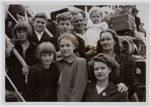 Thomas family aboard the ORMONDE