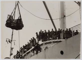Emigrants aboard the CASTEL VERDE