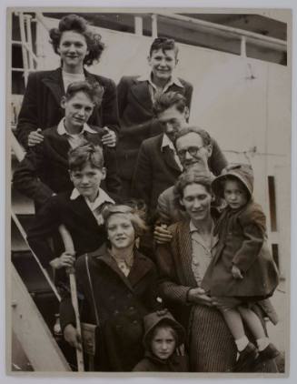 Beattie family aboard the ORMONDE
