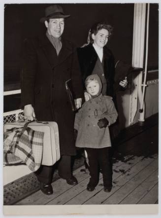 Nielsen family aboard the BATORY