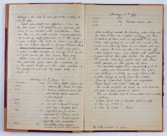 Harold Nossiter, Diary with entries from Sunday 14th of July 1935 to Tuesday 31st December 1935