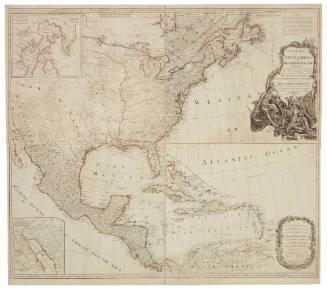A New Map of North America with the West India Islands Divided According to the Preliminary Articles of Peace, Signed at Versailles 20 January 1783 Wherein are Particularly Distinguished The United States, and the Several Provinces Governments ect. Which Compose The British Dominions