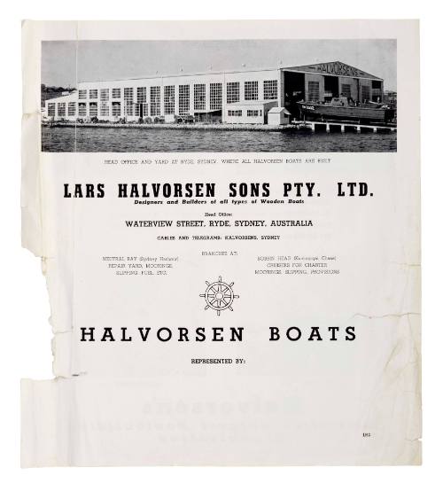 Halvorsen Boats flyer