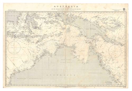 Nautical Chart of the Northern Portion of Australia