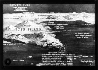 Map of the Ross Island coast
