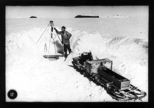 Edward Nelson with equipment