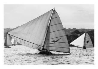 18-foot skiffs JANZEN GIRL and SAM LANDS