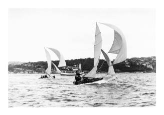 18-foot skiffs CHRIS WEBB and TOOGARA