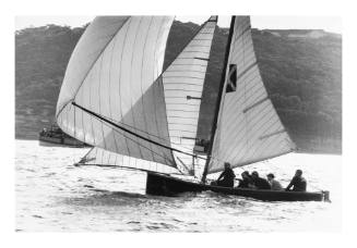 18-foot skiff CHRIS WEBB