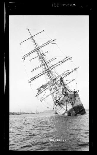 Three-masted French barque BRETAGNE