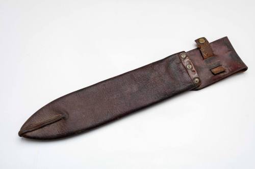 Machete sheath owned by Moss Berryman