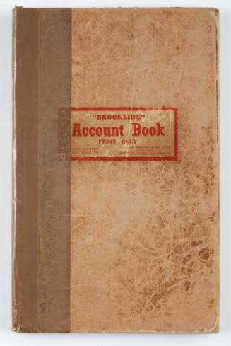 Account book for the Halvorsen boat building yard